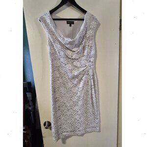 Connected Apparel Sequin Midi Dress